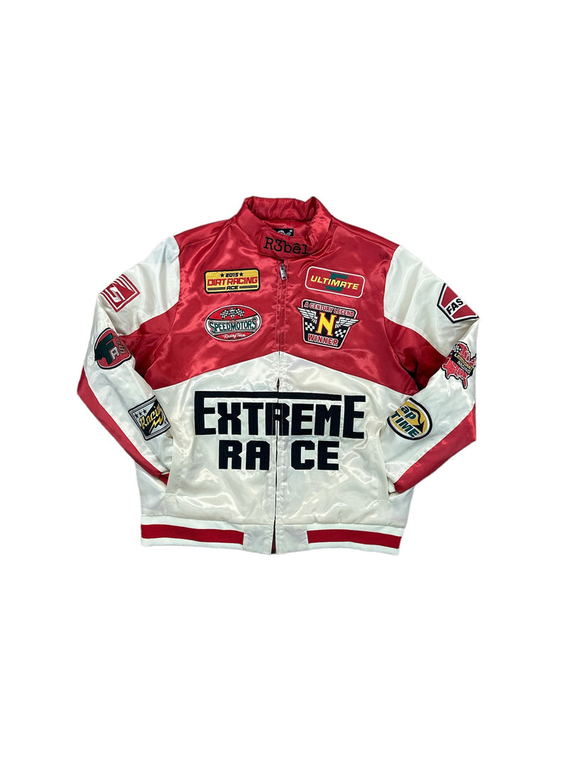 Rebel Minds 'Racing Padded' Jacket (Red) 632-555 - Fresh N Fitted Inc