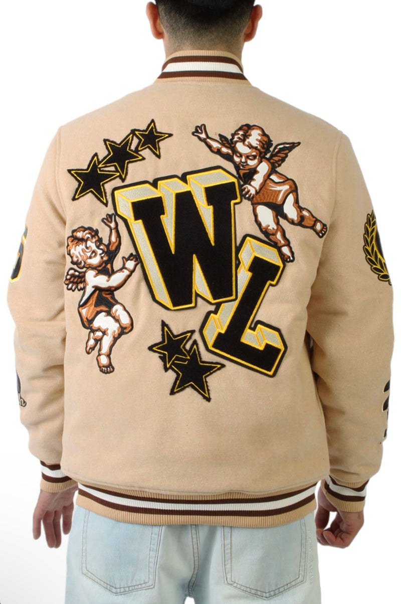 Rebel Minds 'Angel' Letterman Jacket - Fresh N Fitted Inc