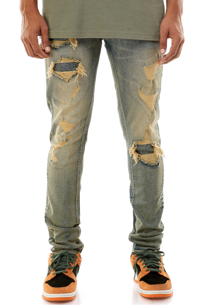 KDNK Rip and Repair Denim (Blue) KND4525