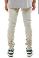 KDNK All-Over Stitch Ankle Zip Denim (VT. LT Blue) KND4193 - FRESH N FITTED