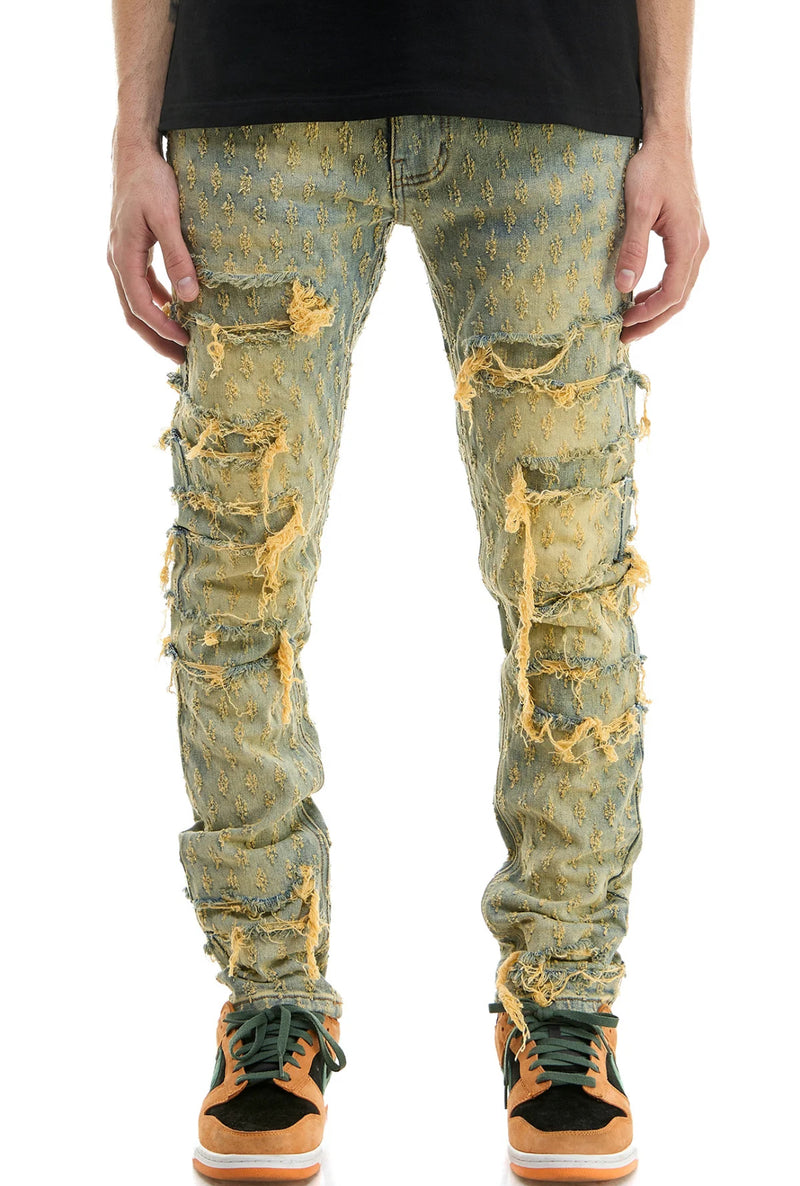 KDNK 'Jacquard Complex' Denim (Blue) KND4666