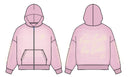KML 'F.E.F.E’ Boxy Zip-Up Hoodie