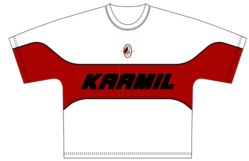 KML ‘MILAN’ T-Shirt (White/Red)