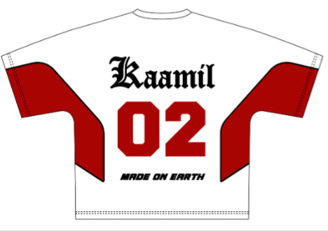 KML ‘MILAN’ T-Shirt (White/Red)