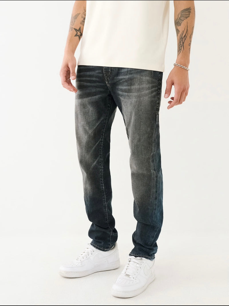 True Religion 'Rocco' Relaxed Skinny Jeans (Dark Wash) - Fresh N Fitted Inc