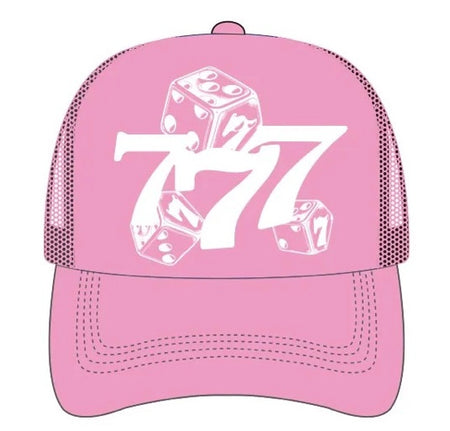 7M '777' Trucker Hat (Pink)