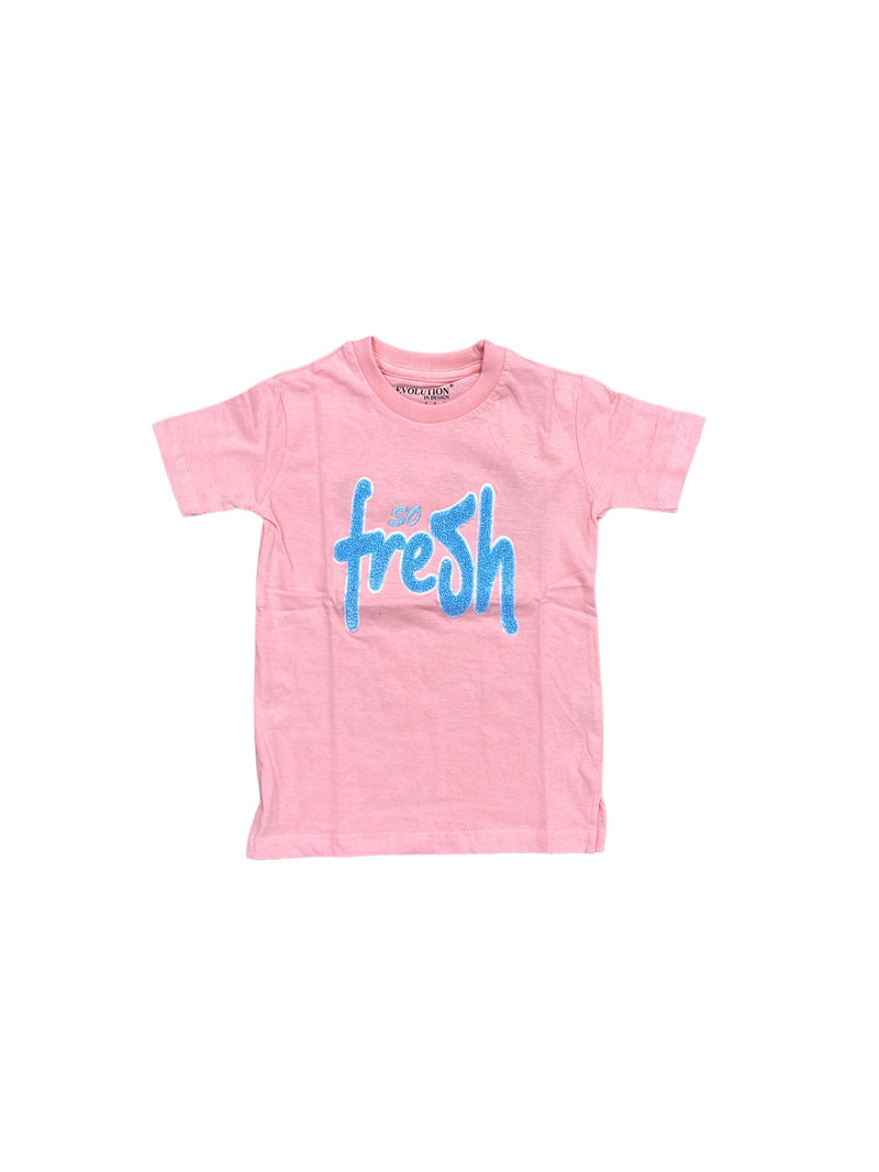 Evolution Kids 'So Fresh' T-Shirt (Modern Pink) EV-180366K/LK - Fresh N Fitted Inc