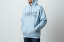 Black Pike 'Fearless' Rhinestone Hoodie (Lt.Blue) FB2530S