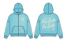 KML F.E.F.E Boxy Zip-Up Hoodie (Baby Blue)