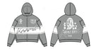 KML DERBY Boxy Zip-Up Hoodie (Grey)