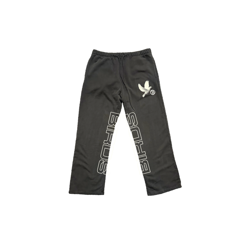 Birds 'Bird Sport' Onyx Open Leg Ultra Premium Sweatpants