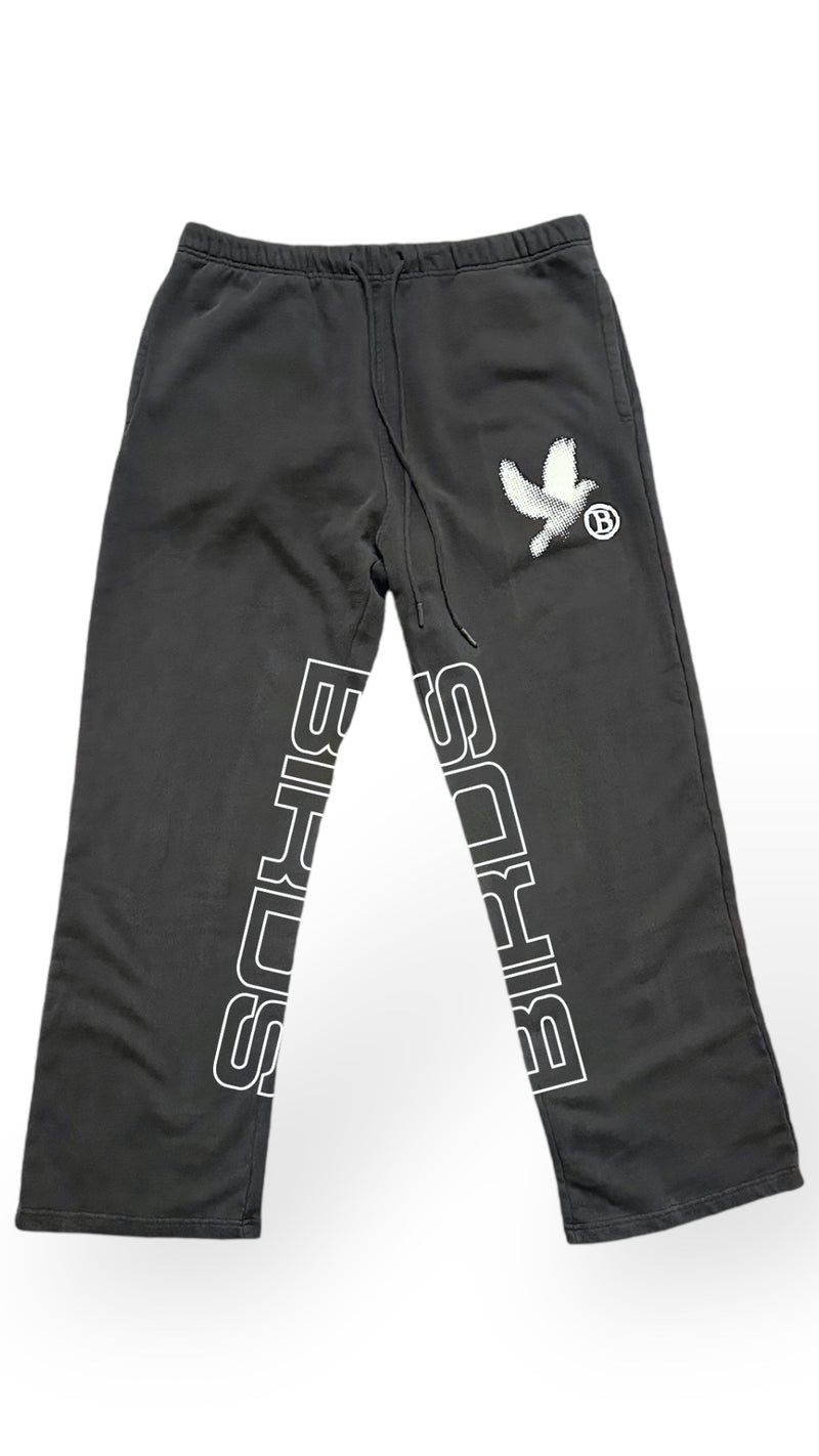 Birds 'Bird Sport' Onyx Open Leg Ultra Premium Sweatpants