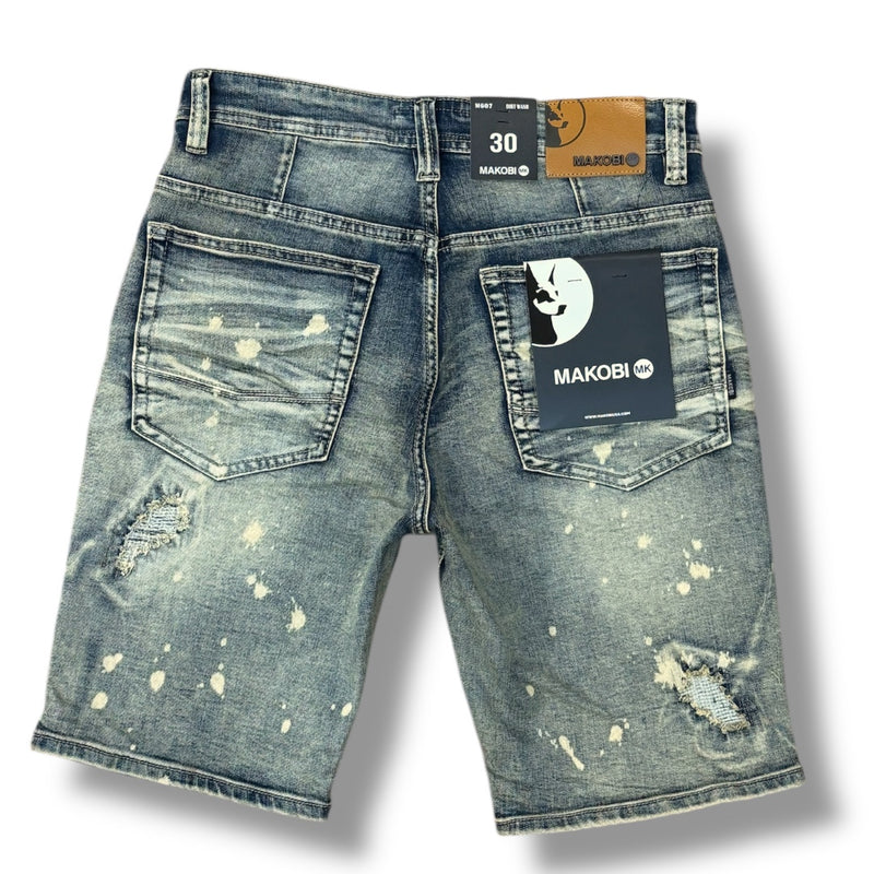 Makobi 'Amato' Denim Shorts (Dirt) M607