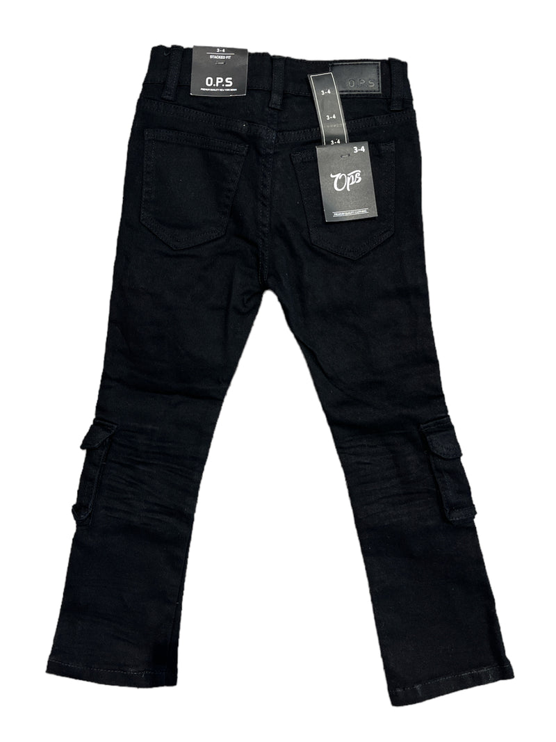 Ops Kids 'Cargo' Stacked Denim - Fresh N Fitted Inc