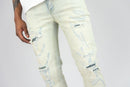 Rebel Denim 'Grimy' Stacked Flare Denim (Light Vintage) 651-662 - FRESH N FITTED