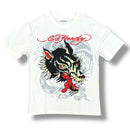 Ed Hardy 'Wolfhead' T-Shirt (Vtg. Ivory) EHM1101-19 - FRESH N FITTED