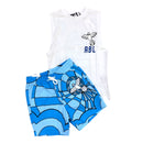 Rebel Minds Kids 'Escape' Sleeveless T-Shirt (Blue) 851-B122 - FRESH N FITTED