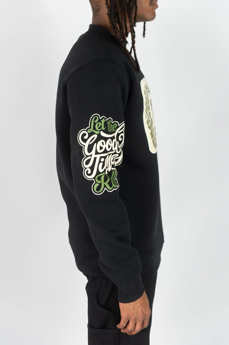 Rebel Minds 'Henny Time' Crew Sweatshirt (Black) 142-345