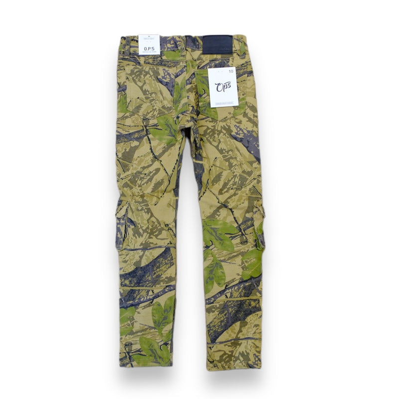 Ops Kids 'Cargo' Utility Pants Timber Camo OPS1706