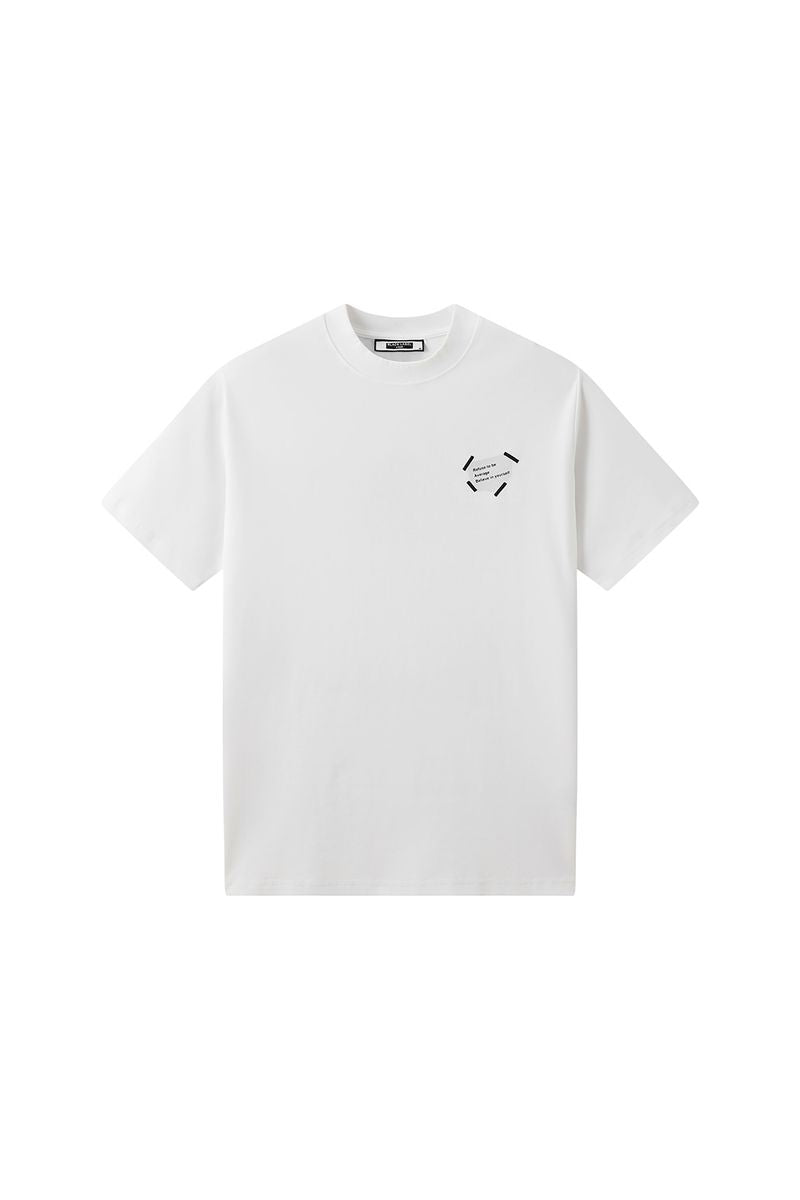 Black Label 'Private' Premium T-Shirt (White) BL001 - FRESH N FITTED