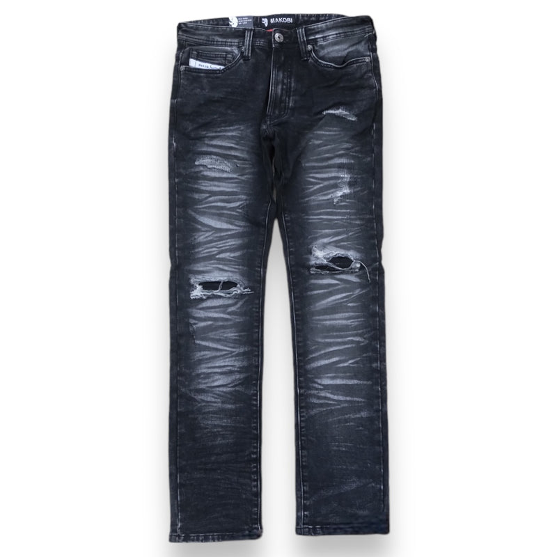 Makobi 'Toronto' Jeans (Black Wash) M1921