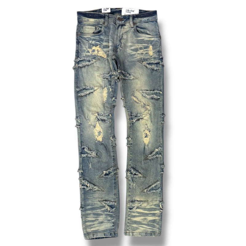 Evolution 'Slim Darted' Denim (Lt. Tint) EV-330242