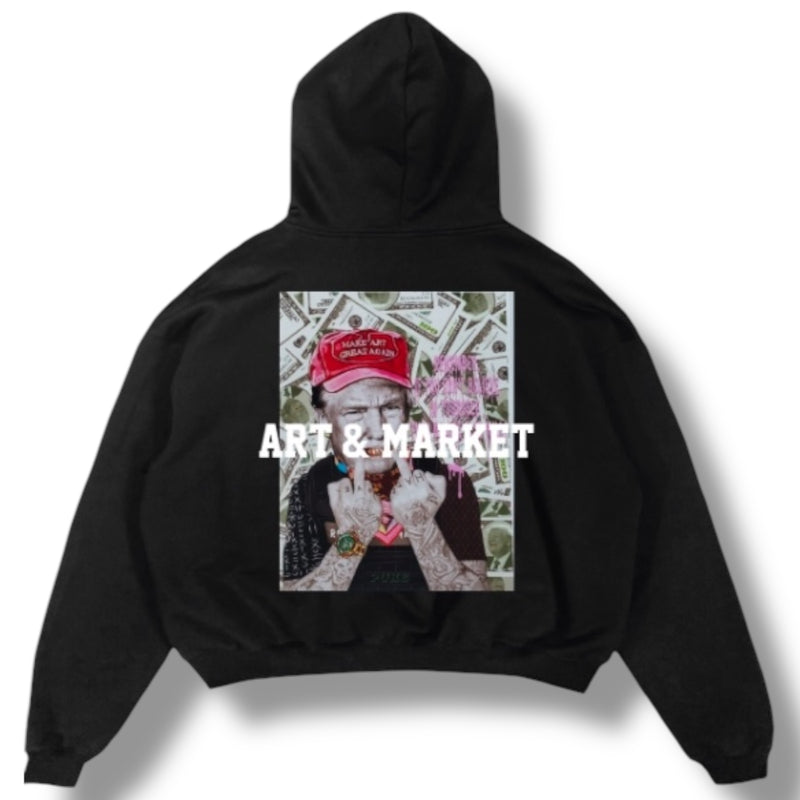 Art & Market 'Make Art Great Again' Hoodie (Black)