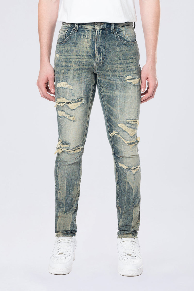 Smoke Rise 'Vintage Wash' Denim (Topaz Blue) JP24502