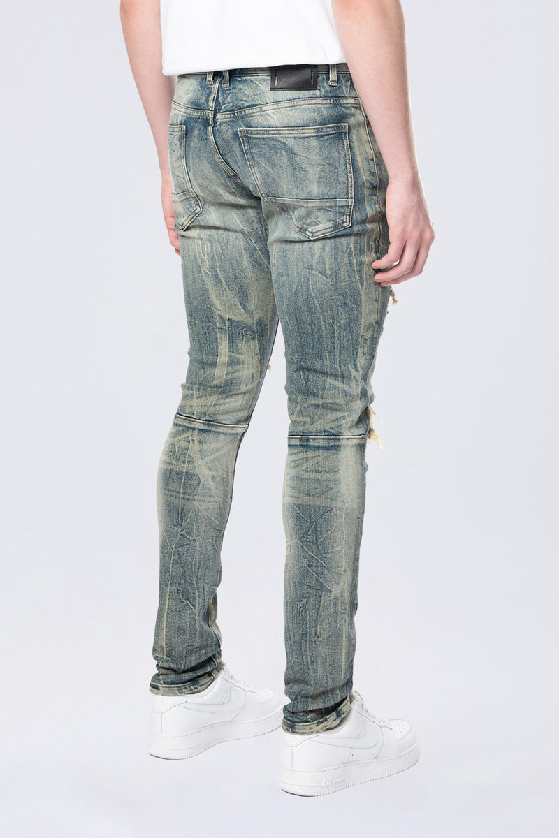 Smoke Rise 'Vintage Wash' Denim (Topaz Blue) JP24502