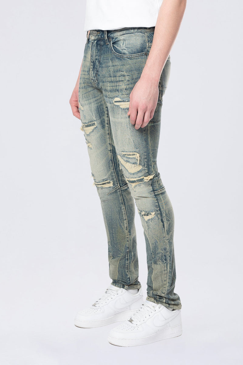 Smoke Rise 'Vintage Wash' Denim (Topaz Blue) JP24502