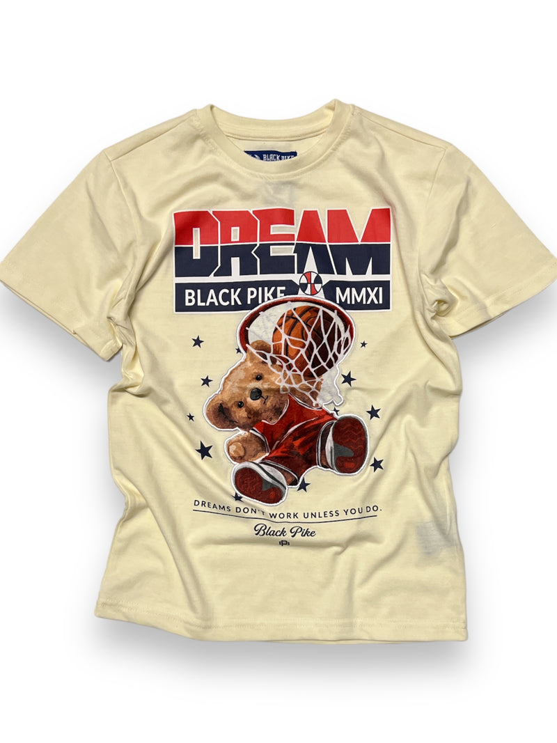 Black Pike Kids 'Dream' T-Shirt (Natural) BS5137 - Fresh N Fitted Inc 2