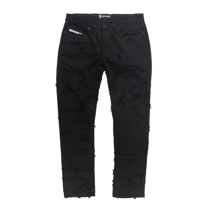 Makobi 'Prato' Jeans (Black) M1781