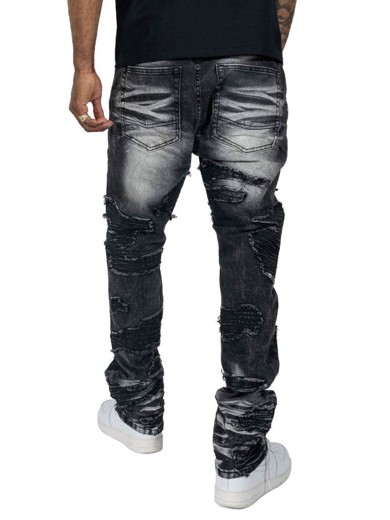 Makobi 'Prato' Jeans (Black Wash) M1781