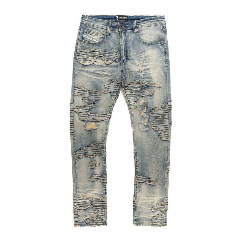 Makobi 'Prato' Jeans (Dirt Wash) M1781