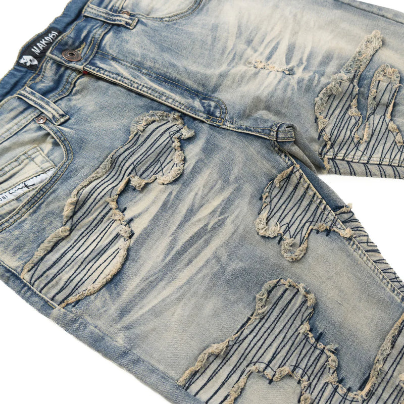 Makobi 'Prato' Jeans (Dirt Wash) M1781