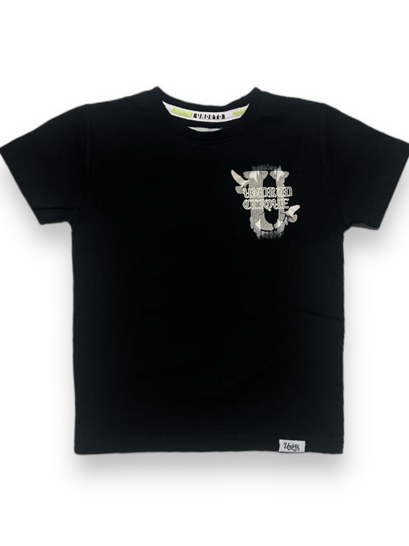 Highly Undrtd Kids 'Clique Rolls' Tee (Black) US4103 - Fresh N Fitted Inc 2