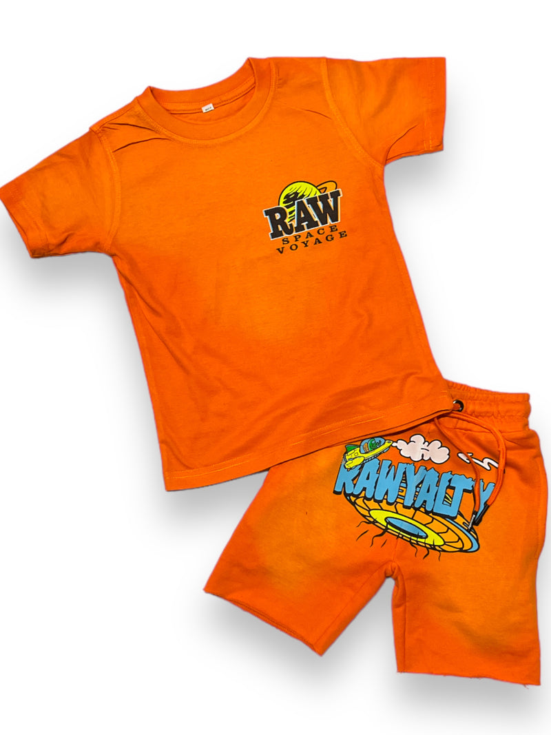 Rawyalty Kids 'Space' Set (Orange) RKC-000 - Fresh N Fitted Inc 2