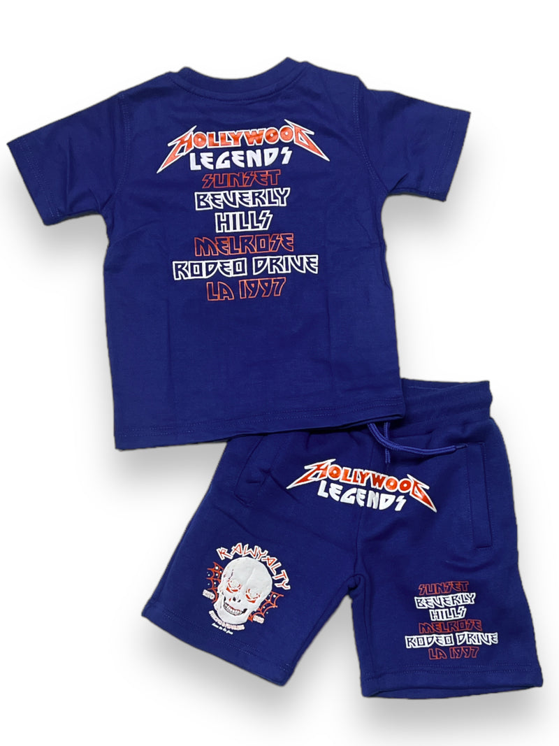 Rawyalty Kids 'Skull' Set (Royal) RKC-000 - Fresh N Fitted Inc 2