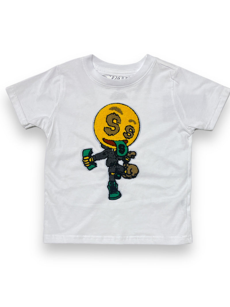 Rawyalty Kids 'Money Face' T-Shirt (White) RKT-000 - Fresh N Fitted Inc 2