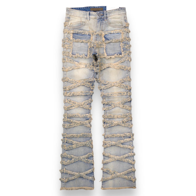 KDNK 'Distressed Pocket Jeans' Denim (Blue) KND4737