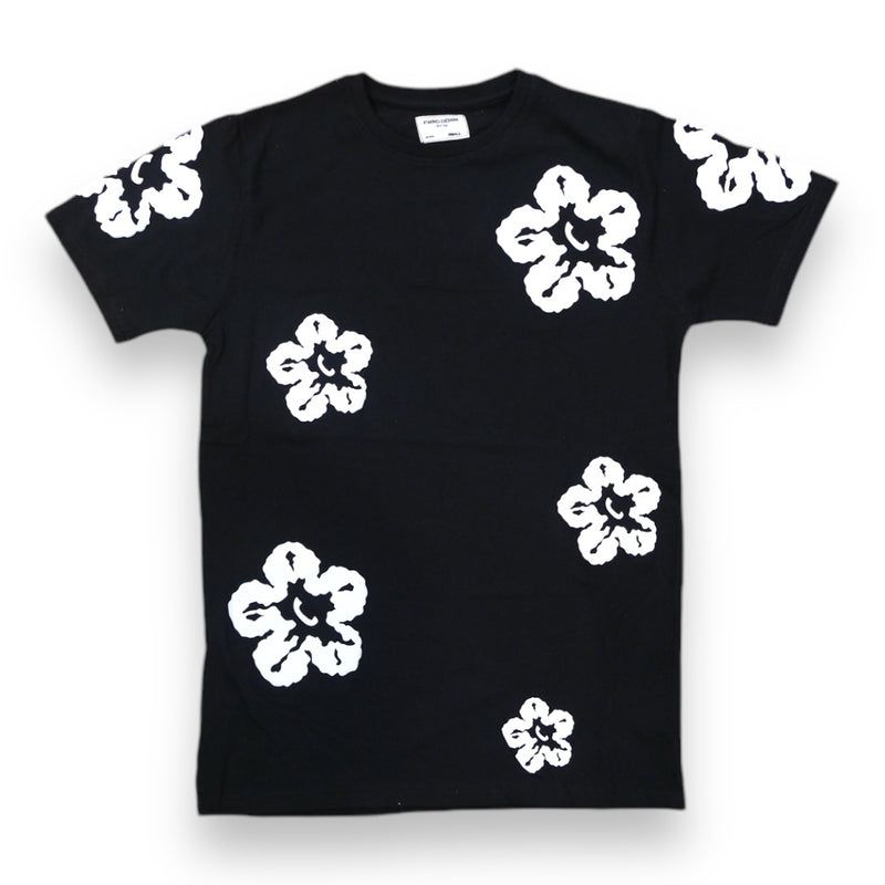 FWRD 'Flower' T-Shirt (Black) FW-180516E