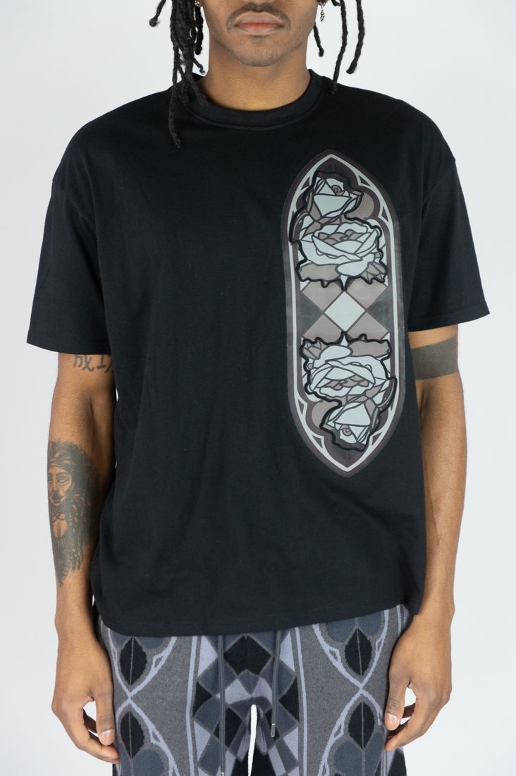 Rebel Minds 'Peace Of Mind' Oversized T-Shirt (Black) 151-142