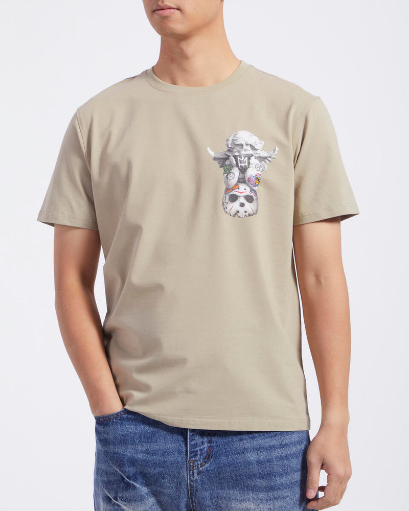 Roku Studio 'Jason Angel' T-Shirt (Taupe) RK1481268 - FRESH N FITTED-2 INC