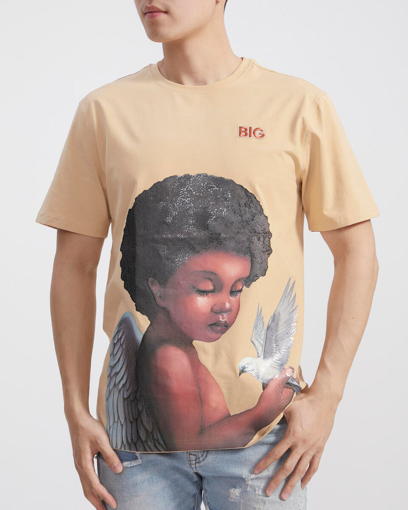 Roku Studio 'BIG' T-Shirt (Khaki) - FRESH N FITTED-2 INC