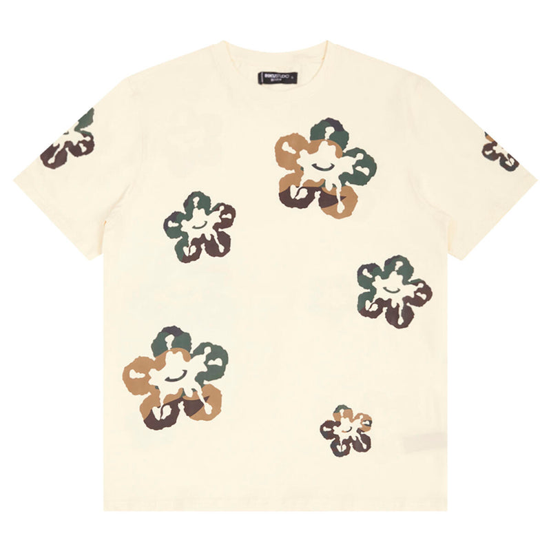 Roku Studio 'Woodland Camo' T-Shirt (Eggshell) - FRESH N FITTED-2 INC