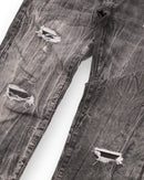 Evolution 'Standard' Slim Straight Denim (Washed Black) EV-330187 - FRESH N FITTED