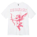 3Forty Inc. ' No Mercy ' T-Shirt (White/ Pink) - FRESH N FITTED