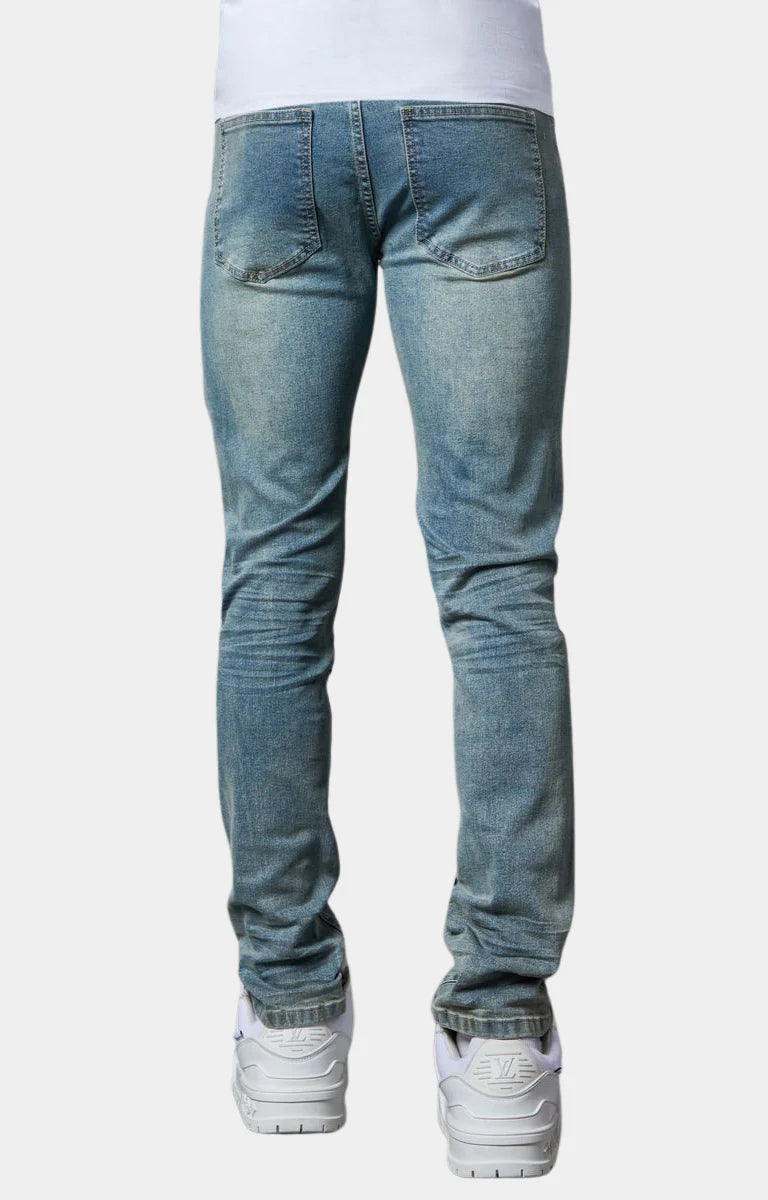 PAINLAB 'Pain' Stacked Denim (V. Blue) P41VBSD
