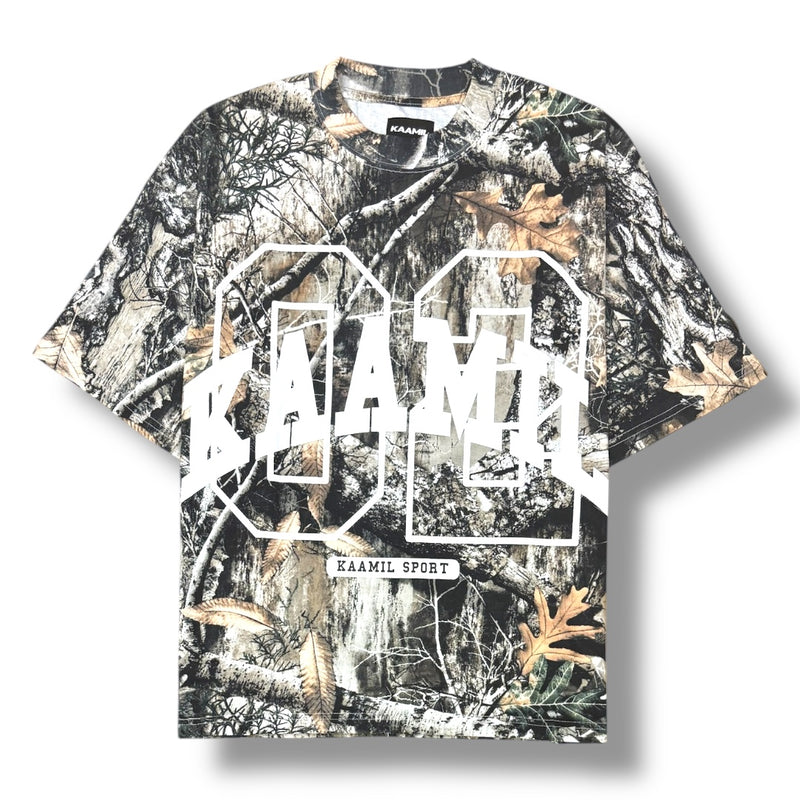 KML ‘HUNTERS ONLY’ T-Shirt (Woodland Camo) - FRESH N FITTED