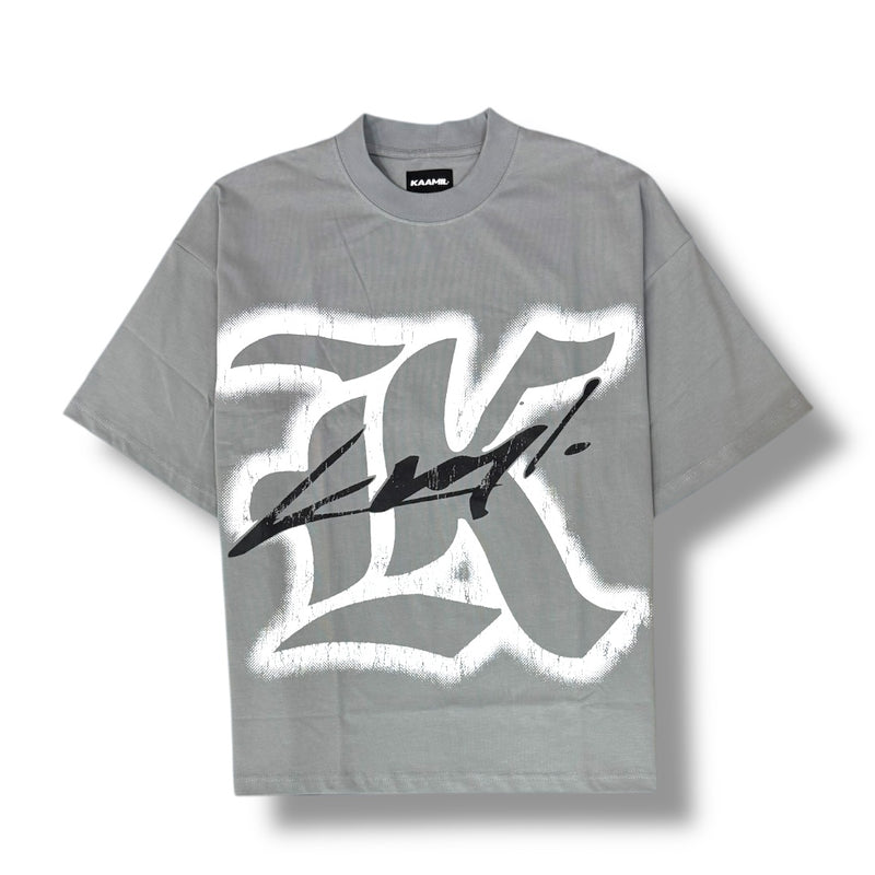 KML ‘K’ T-Shirt (Silver) - FRESH N FITTED